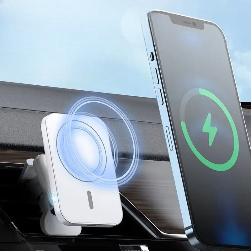 Chargeur Sans Fil - MagneticDriveCharger™ - Blanc