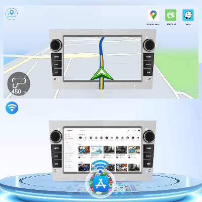 Autoradio Voiture - CarPlayRadio™ - Blanc