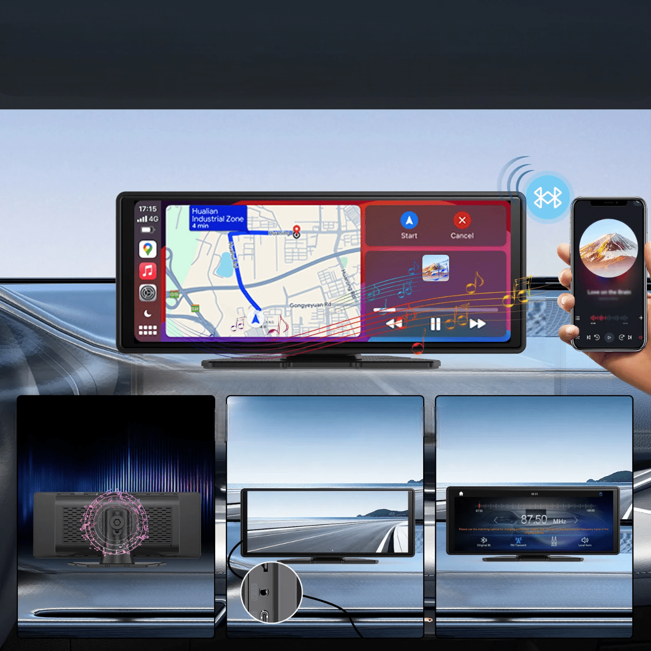 Écran Carplay - WirelessCarplayScreen™ - Ecran Tactile - Multimedia voiture