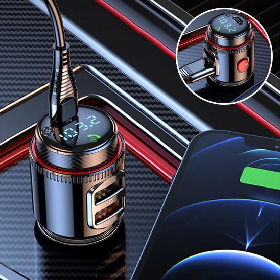 Allume cigare bluetooth VR Robot PD30W+QC 3.0 - Multimedia voiture