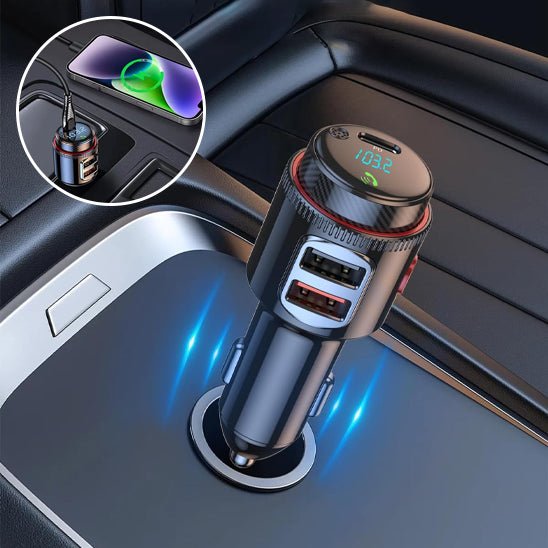 Allume cigare bluetooth VR Robot PD30W+QC 3.0 - Multimedia voiture