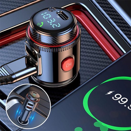 Allume cigare bluetooth VR Robot PD30W+QC 3.0 - Multimedia voiture